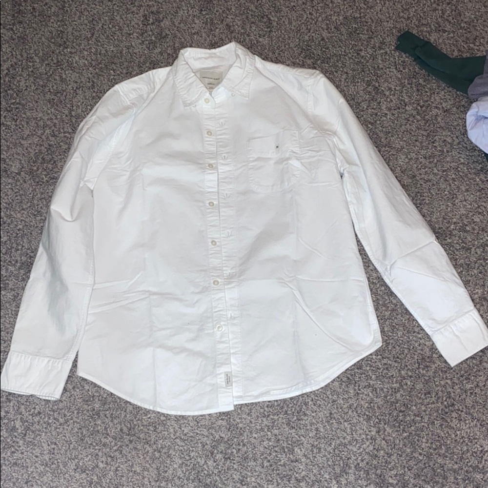 White collared shirt